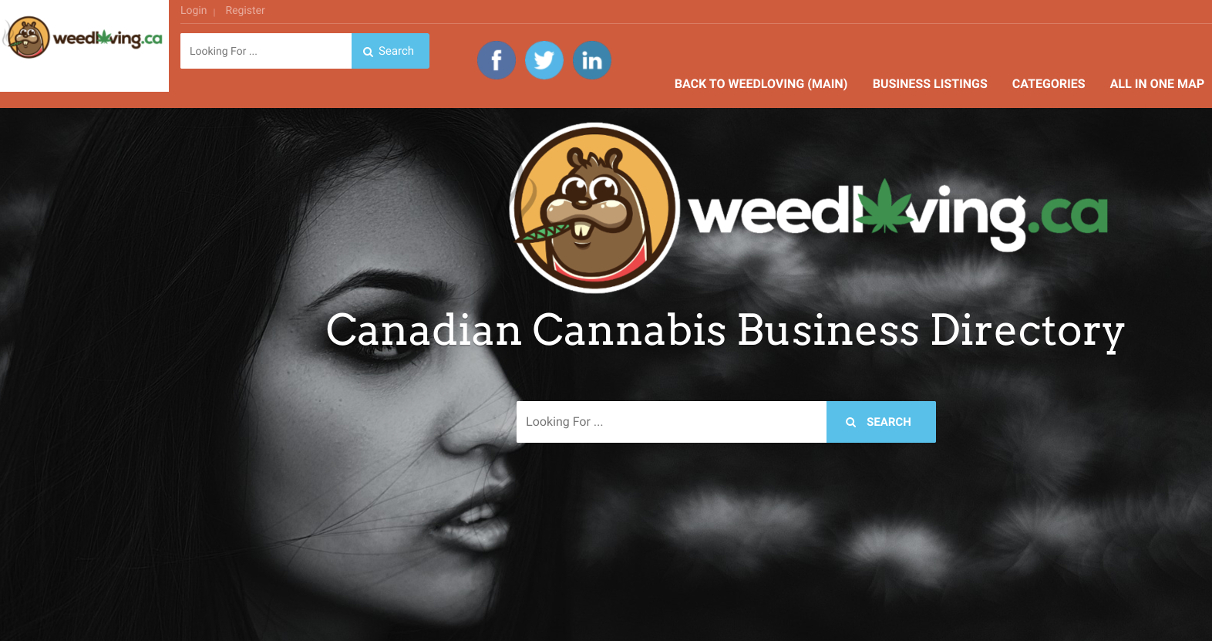 WeedLoving.ca Canadian Cannabis Business Directory relaunched
